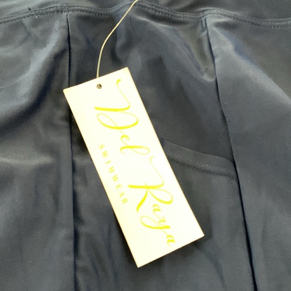 Del RAYA Women's Navy Blue Swim Shorts - Picture 3 of 4